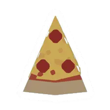 Unturned Pepperoni Pizza Slice food icon