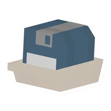 Unturned Stack Of Blue Floppies barricade icon