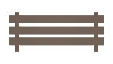 Unturned Wooden Fence barricade icon