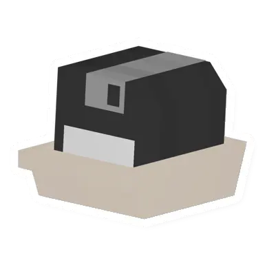 Unturned Stack Of Black Floppies barricade icon
