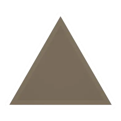 Unturned Triangular Brick Roof barricade icon