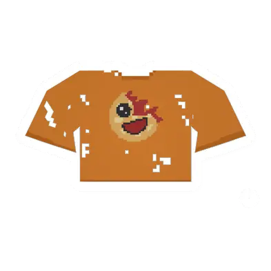 Unturned Worn Orange Seppuku Waffles Tee icon