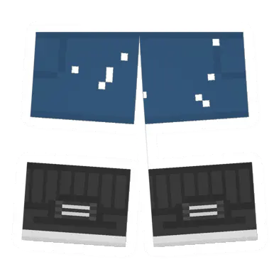 Unturned Worn Jean Sawed-Off Shorts icon