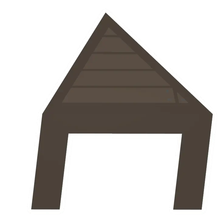 Unturned Maple Triangular Floor barricade icon