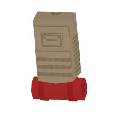 Unturned Tan Hiking Pack (Red Bedroll) backpack icon