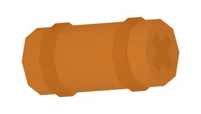 Unturned Orange Bedroll barricade icon