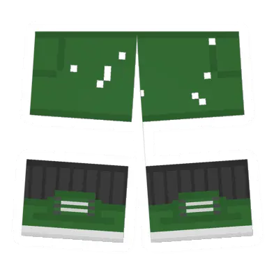 Unturned Worn Green Sawed-Off Shorts icon