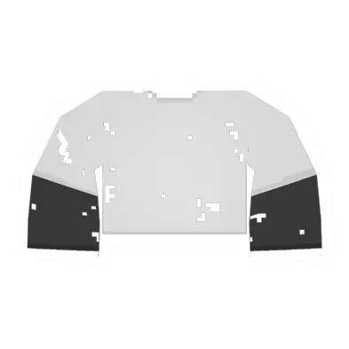 Unturned Worn White Layered Shirt icon