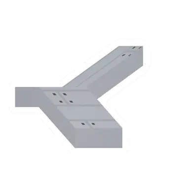 Unturned Poplar Stairs (Right) barricade icon