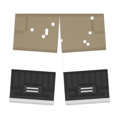 Unturned Worn Khaki Sawed-Off Shorts icon