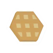 Unturned Hexagon Waffle icon