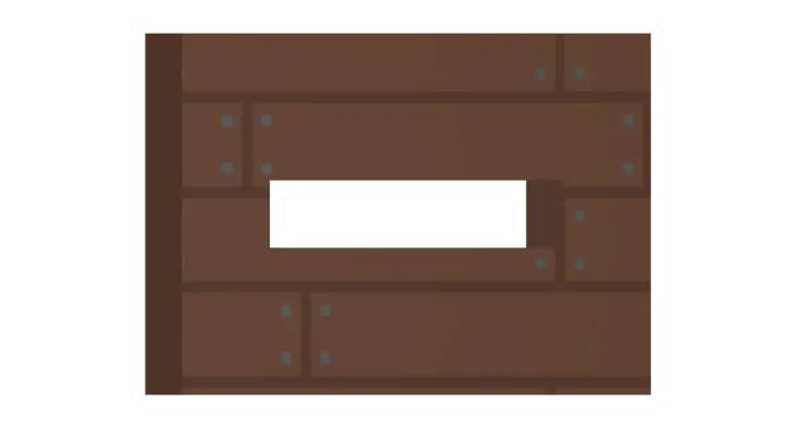 Unturned Pine Horizontal Window (High) barricade icon
