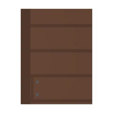 Unturned Pine Half Wall barricade icon