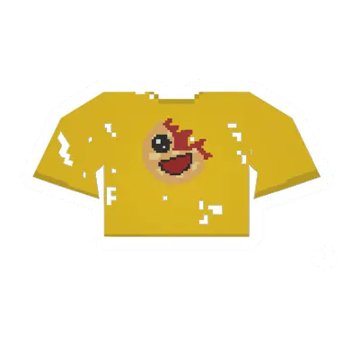 Unturned Worn Yellow Seppuku Waffles Tee icon