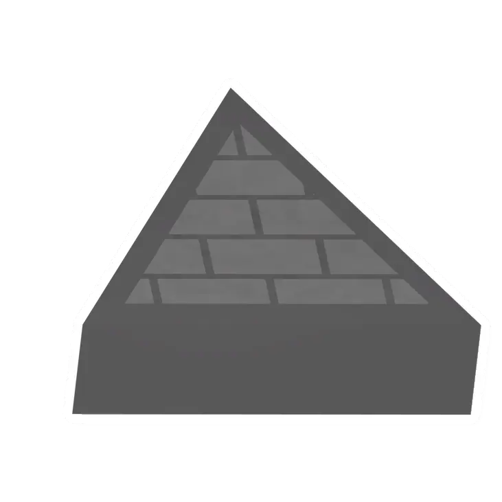 Unturned Stone Triangular Roof barricade icon
