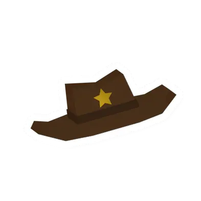 Unturned Brown Sheriff Hat icon