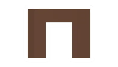 Unturned Pine Half Railing barricade icon