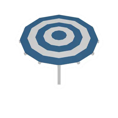 Unturned Blue Decorative Umbrella barricade icon