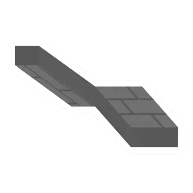 Unturned Stone Stairs (Left) barricade icon