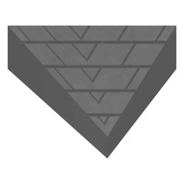 Unturned Stone Corner Ramp (Inner) barricade icon