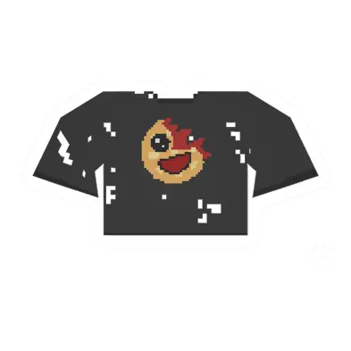 Unturned Worn Black Seppuku Waffles Tee icon
