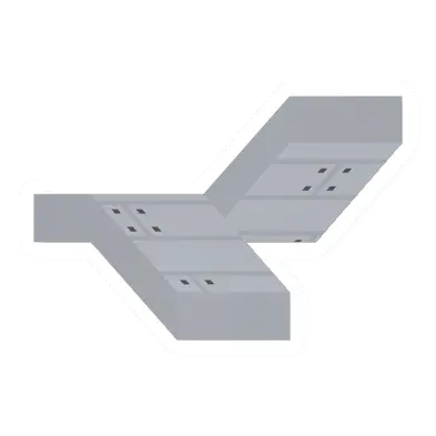 Unturned Poplar U Stairs (Left) barricade icon