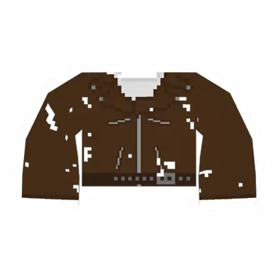 Unturned Worn Brown Biker Jacket icon
