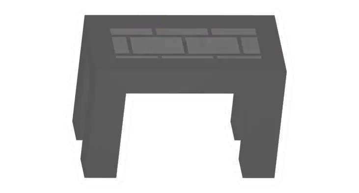 Unturned Stone Half Floor barricade icon