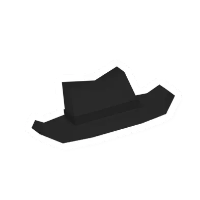 Unturned Black Cowboy Hat icon