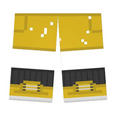 Unturned Worn Yellow Sawed-Off Shorts icon