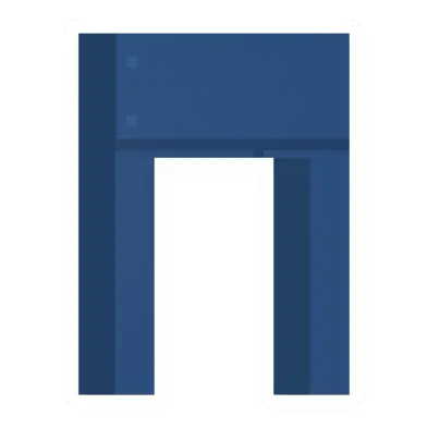 Unturned Titanium Half Doorway barricade icon