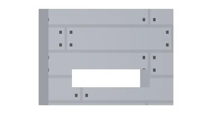 Unturned Poplar Horizontal Window (Low) barricade icon