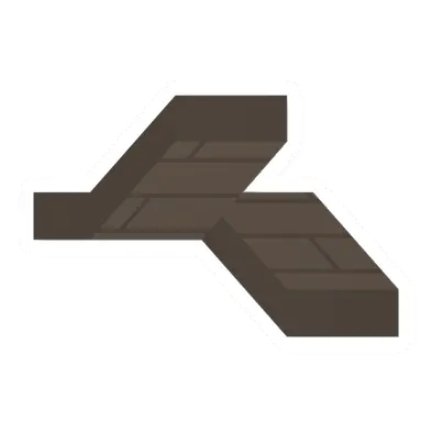 Unturned Maple U Stairs (Right) barricade icon