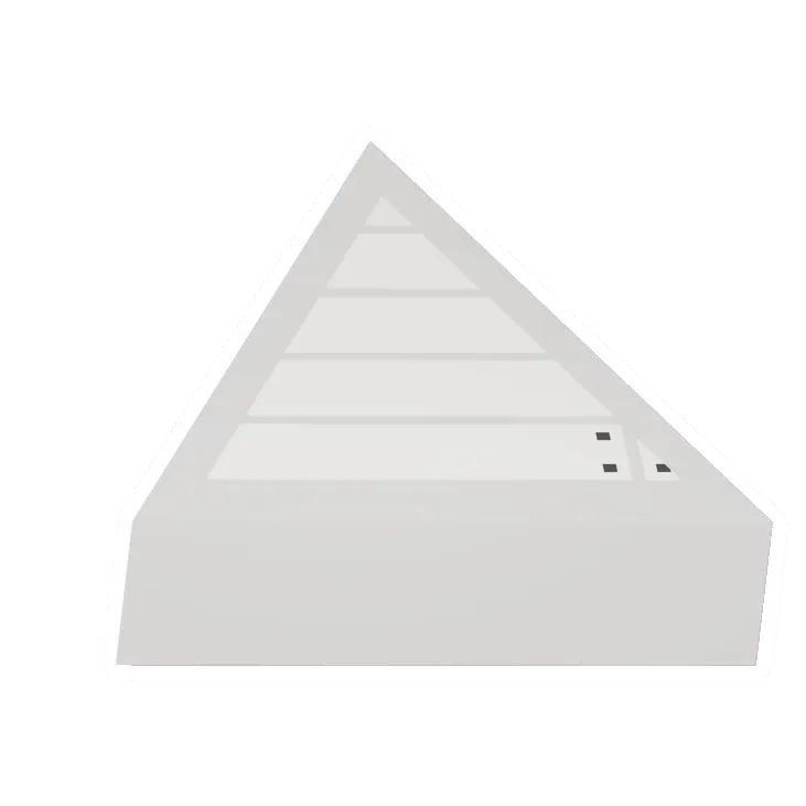 Unturned Birch Triangular Roof barricade icon