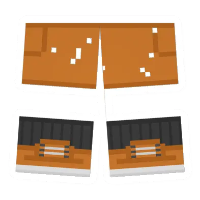 Unturned Worn Orange Sawed-Off Shorts icon