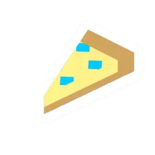 Unturned Blue Mushroom Pizza Slice food icon