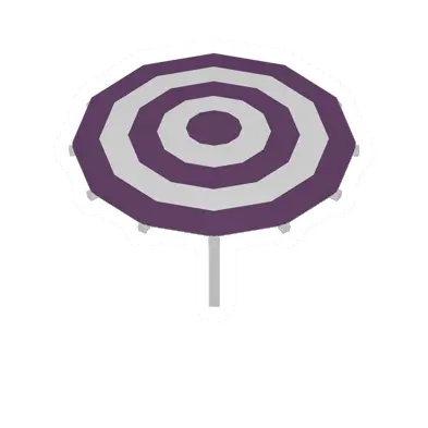Unturned Purple Decorative Umbrella barricade icon