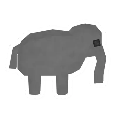 Unturned Plush Elephant barricade icon