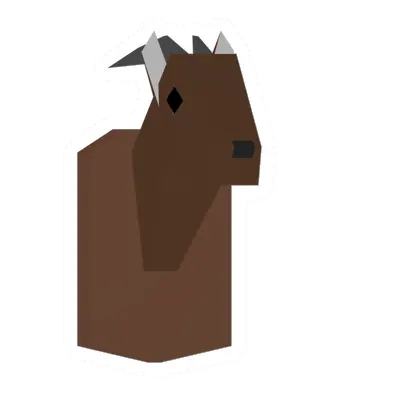 Unturned Goat Head Trophy barricade icon