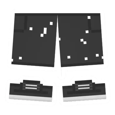 Unturned Worn Black Shorts icon