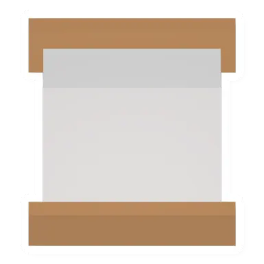 Unturned White Adobe Double Bed barricade icon