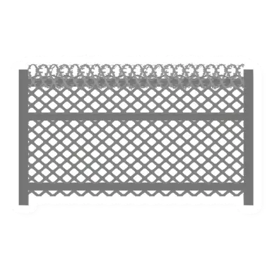 Unturned Large Barbed Metal Fence item icon