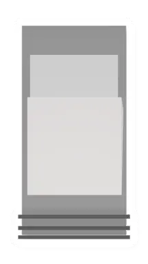 Unturned White Concrete Bed barricade icon