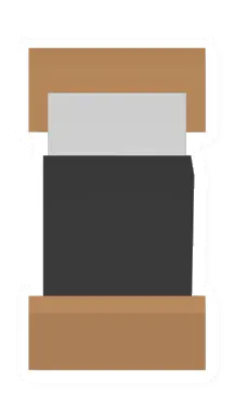 Unturned Black Adobe Bed barricade icon