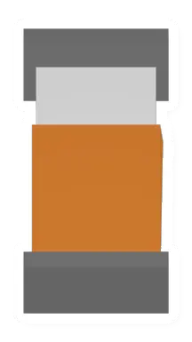 Unturned Orange Metal Bed barricade icon