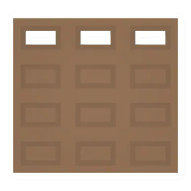 Unturned Wood Garage Door barricade icon