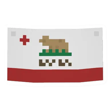 Unturned Californian Flag barricade icon