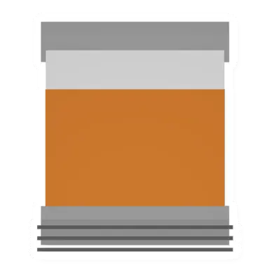 Unturned Orange Concrete Double Bed barricade icon