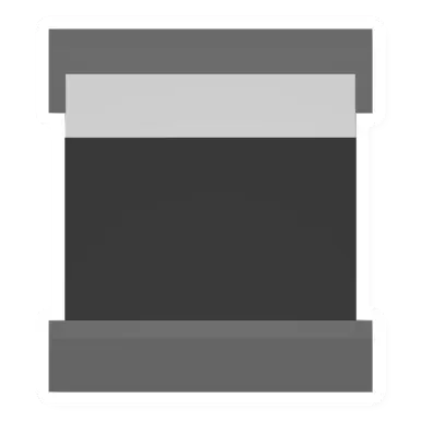 Unturned Black Metal Double Bed barricade icon