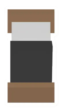 Unturned Black Wood Bed barricade icon